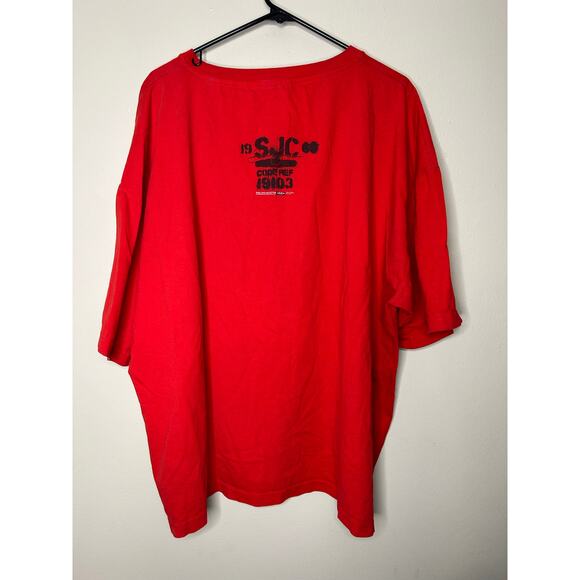 Men’s XXL 2XL Vtg Sean John Collection Red and Black Graphic Tee Logo T-Shirt - Picture 3 of 3
